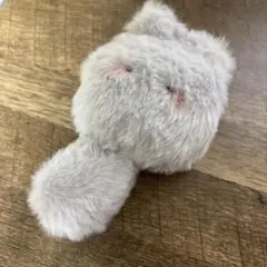 グレー うさぎ ぬいぐるみ マスコット ハンドメイド