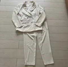 アイボリー ダブルブレストセットアップ