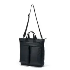正規品 無印良品 撥水ナイロン２ＷＡＹトートバッグ muji 黒 ショルダーのサムネイル