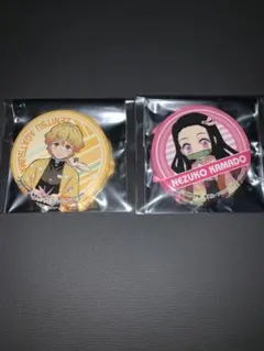 鬼滅の刃　弐ノ章　戯典　namcoオリジナル缶バッジ　我妻善逸　竈門禰豆子