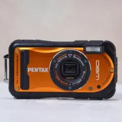 防水カメラ】PENTAX optio W90 オレンジ スマホ転送OK - メルカリ