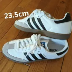 adidas SAMBA OG ホワイト/ブラック スニーカー　23.5cm