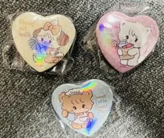 mikko リルアラモード 缶バッジ ムース　スフレ　ラテ