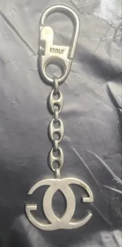 シルバー キーホルダーGUCCI グッチ ダブルG　キーリング