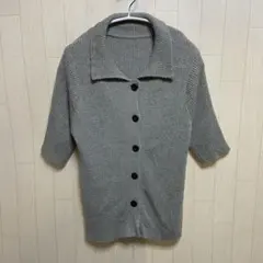 select MOCA ハーフスリーブサマーニットカーディガン