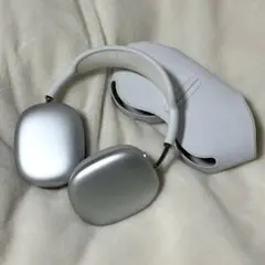 【美品】AirPods Max シルバー正規品付属ケース付きノイズキャンセリング