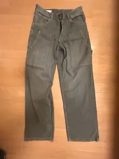 ZARA オリーブグリーン ストレートパンツ USA 30