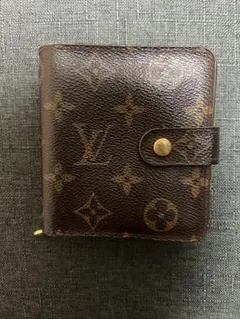 ルイヴィトン モノグラム コンパクトジップ　2つ折財布 ラウンドジップ