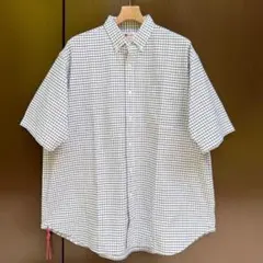 BEAMS JAPAN タッタソール オックス ボタンダウン シャツ ネイビーMのサムネイル
