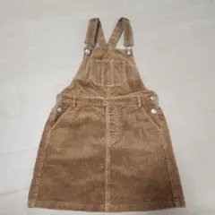 GLOBAL WORK コーデュロイジャンパースカート