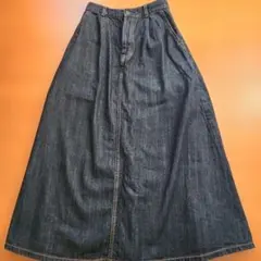 GU デニム ロングスカート
