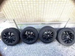 ホイール付きDUNLOPスタッドレスタイヤ4本セットナット付きアルファード使用のサムネイル