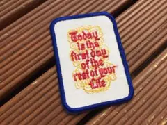 【70's メッセージ ワッペン】ビンテージ