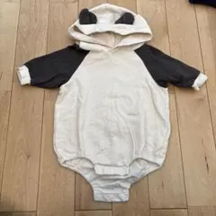 パンダデザインロンパース サイズ70