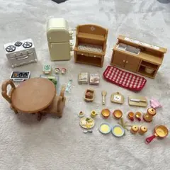 【シルバニアファミリー】キッチン・ダイニングセット