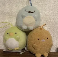 すみっコぐらし　ばんざいゴムひも付きマスコット