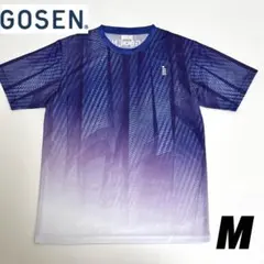 ゴーセン ゲームシャツ Tシャツ テニスウェア バドミントン メンズM 青のサムネイル