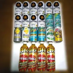 サッポロ黒ラベル・晴れ風・炭酸飲料 詰め合わせセット22本のサムネイル