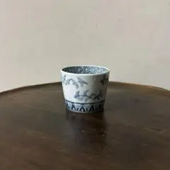 珉平焼 六角 盃 煎茶碗 古道具 アンティーク - メルカリ
