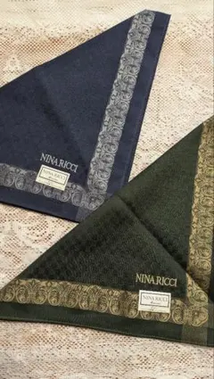新品未使用 NINA RICCI ハンカチ 2色セットのサムネイル