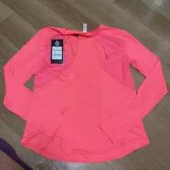 ラッキーインラブ テニスウェア オレンジ色トップス US-Sサイズ 新品