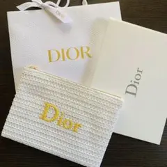 【新品未使用】Dior ディオール サマー ポーチ 限定 ノベルティ紙袋付きのサムネイル