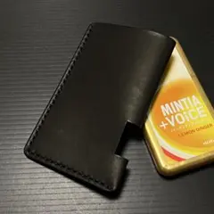 牛　革　手縫いで作ったミンティアブリーズ用ケース