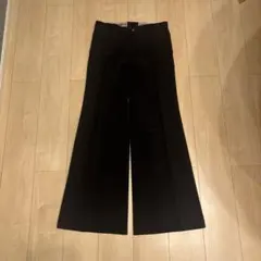 【古着】 70s 〜 ワイドフレアスラックス ブラック ヴィンテージ opti 古着】 70s 〜 ワイドフレアスラックス ブラック ヴィンテージ opti