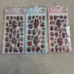 ラブブ　おしりシールキラキラ３枚セット