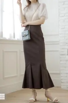 【新品未開封】GRL グレイル ハイウエストマーメイドツイルスカートSサイズ