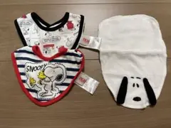 スヌーピー PEANUTS スタイ よだれかけ セット 汗とりパッド