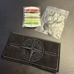 新品STONE ISLAND ワッペン 黒 付属品付き