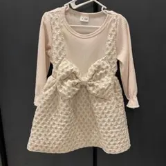 リボン　ワンピース　セレモニー　卒園式　入園式