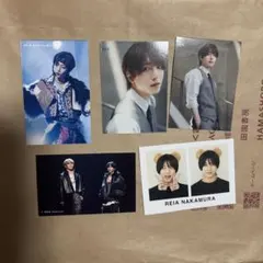 中村嶺亜 WAKE UP THE FOOL くま耳 証明写真 厚紙 ほか