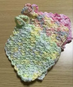 アクリルたわし エコたわし 6枚セット カラフル ハンドメイド