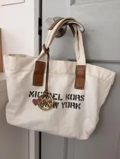 MICHAEL KORS アイボリー トートバッグ