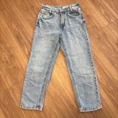 ZARA ライトブルーデニムパンツ 8サイズ　120 130