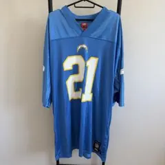 《Reebok NFL》SDチャージャーズ　トムリンソン　ゲームシャツ　アメフト