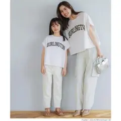 新品未開封　oca キッズ ガールズ 20OE天竺袖ロールアップロゴTシャツのサムネイル