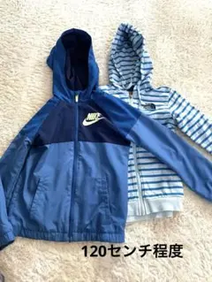 Nike フード付きジャケット XS、ノースフェイスパーカーセット