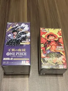 ワンピース　2ボックスセット　未開封　王族の血統　テープ付き　THE BEST