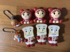 アンパンマン フィギュア 6体セット　キーホルダー付