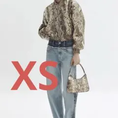 H&M スネークスキンプリントフライトジャケットのサムネイル