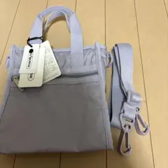 【最終値下げ　未使用】レスポートサック_2Wayショルダーバッグ_パープル