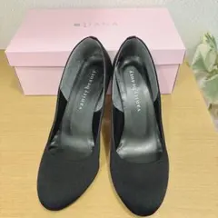 vanitybeauty ブラック ハイヒール パンプスのサムネイル