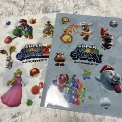 スーパーマリオギャラクシー2 クリアファイル2枚セット