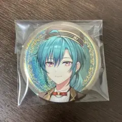 にじさんじビスケット缶バッジ　緑仙