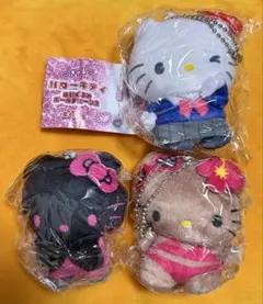 【新品未使用】　ぎゃる　ハローキティ　ぬいぐるみボールチェーン2 　3個セット