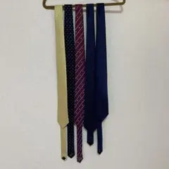 ネクタイ ５本セット 多様なデザイン おまけ付き