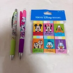 ディズニーボールペン　シャープペン　消しゴム